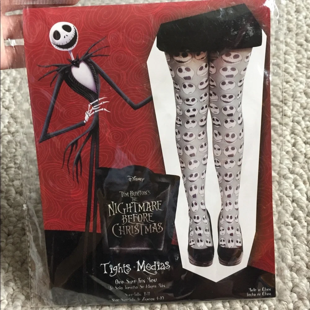 Womans Nightmare Before Christmas Tights
